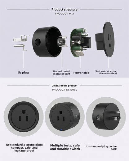 Premium Smart Home Socket | WiFi & Bluetooth Outlet with App Control