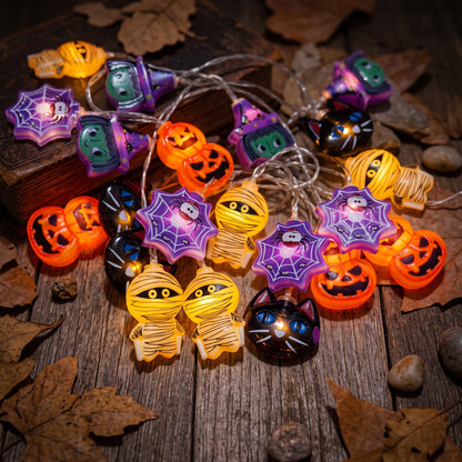 Premium Halloween LED String Lights | Cozy 3000K Warm Glow Waterproof Decor