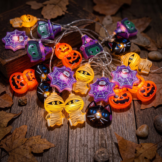 Premium Halloween LED String Lights | Cozy 3000K Warm Glow Waterproof Decor