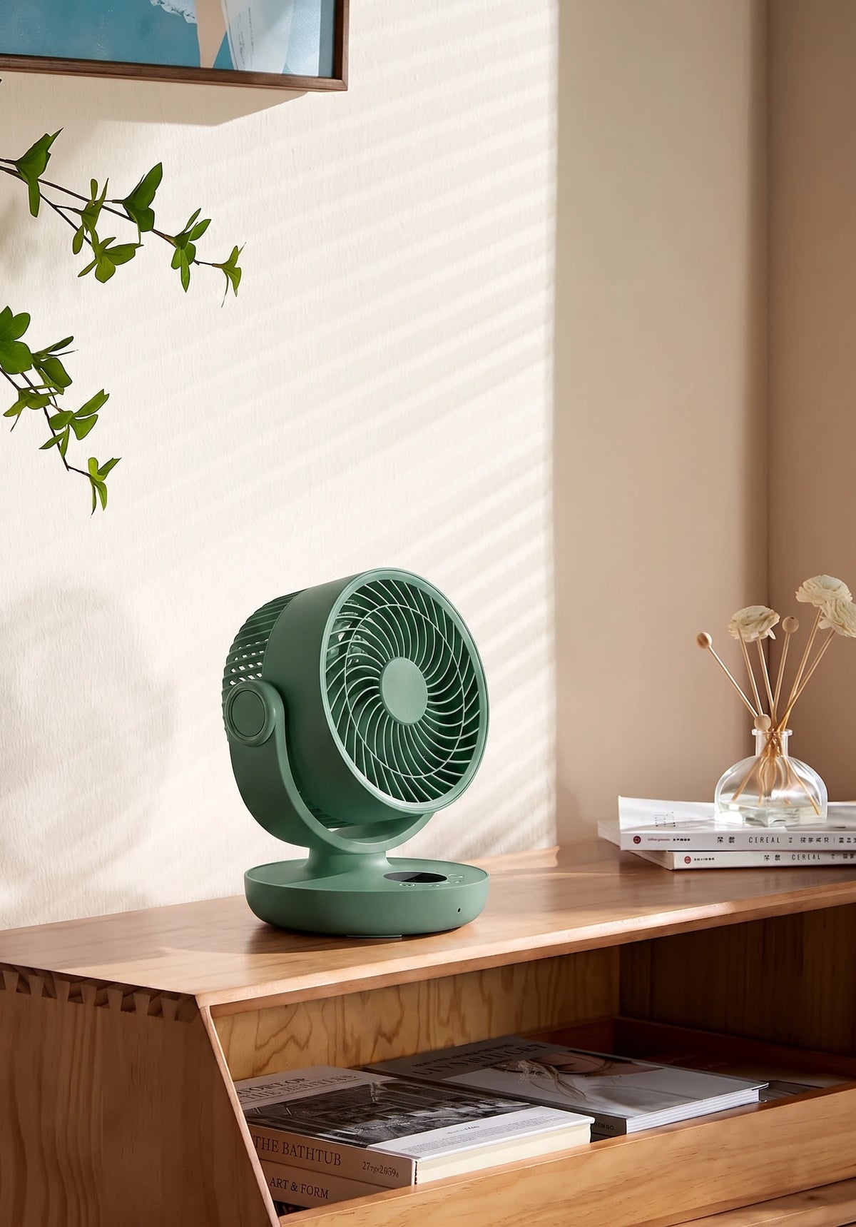 Premium Portable Air Circulator Fan | Ultra-Quiet 10000mAh Desk Fan for Bedroom & Office
