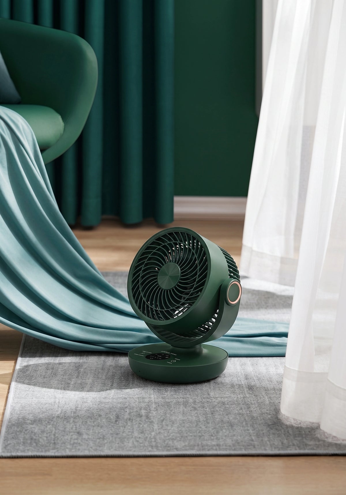Premium Portable Air Circulator Fan | Ultra-Quiet 10000mAh Desk Fan for Bedroom & Office