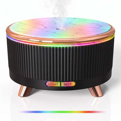 Premium Ultrasonic Essential Oil Diffuser | 500ml Aromatherapy Humidifier with Ambient Light