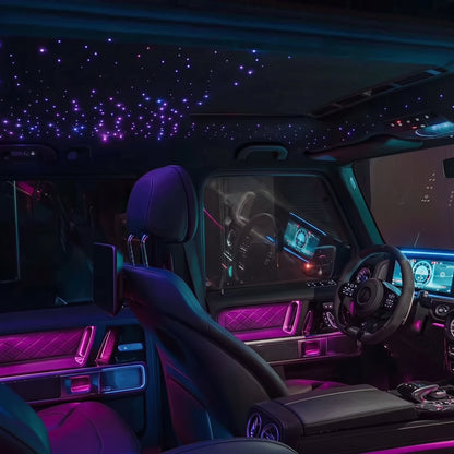 Premium Fiber Optic Starry Sky Ceiling Kit | RGBW LED Starlight Headliner for Car & Home