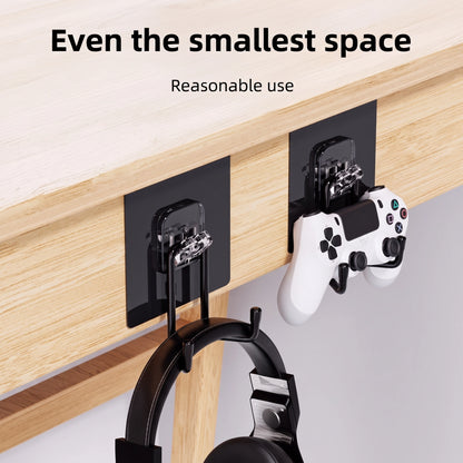 Modern Drill-Free Stainless Steel Wall Hook | Heavy-Duty Organizer for Tech & Bags
