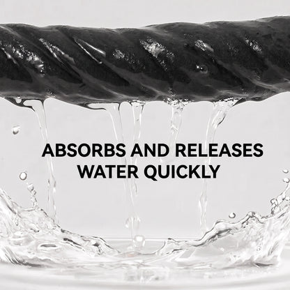 Premium Dark Gray Microfiber Cleaning Cloth | Highly Absorbent & Lint-Free for Glass and Mirrors