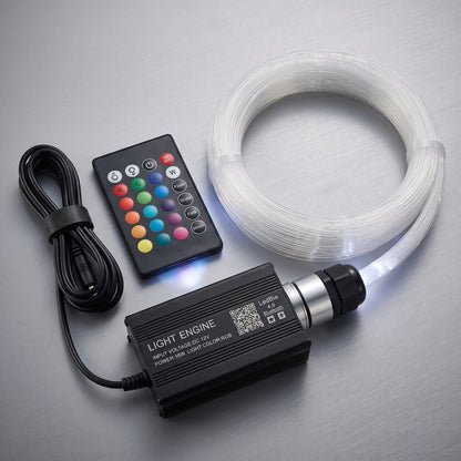 Premium Fiber Optic Starry Sky Ceiling Kit | RGBW LED Starlight Headliner for Car & Home