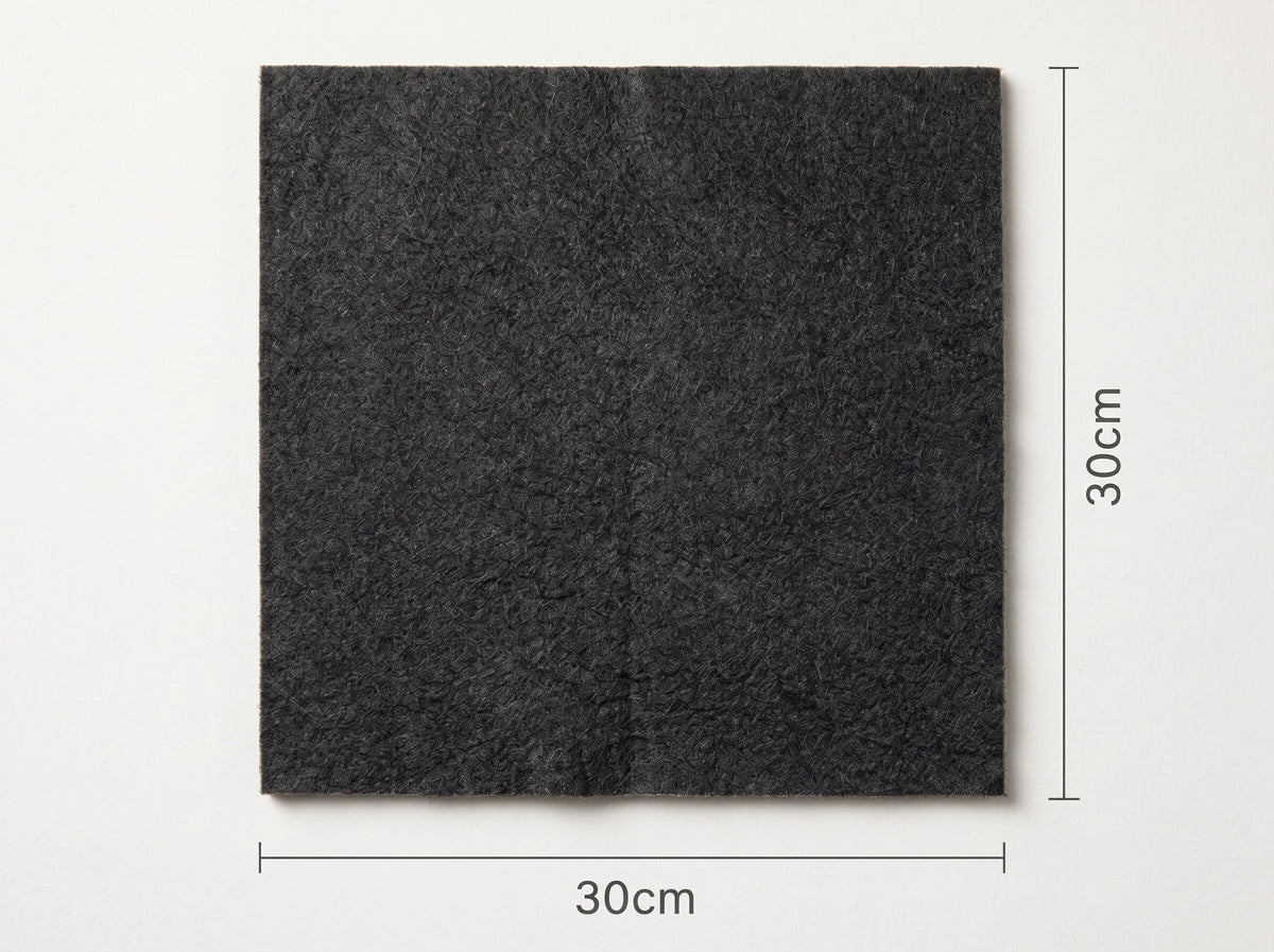 Premium Dark Gray Microfiber Cleaning Cloth | Highly Absorbent & Lint-Free for Glass and Mirrors