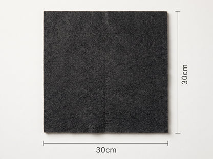 Premium Dark Gray Microfiber Cleaning Cloth | Highly Absorbent & Lint-Free for Glass and Mirrors