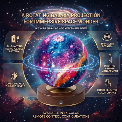 3D-Printed Galaxy Star Sphere | Eco-Friendly Smart Lamp with Remote Control