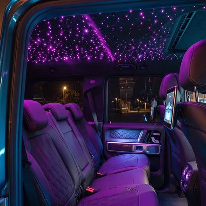 Premium Fiber Optic Starry Sky Ceiling Kit | RGBW LED Starlight Headliner for Car & Home