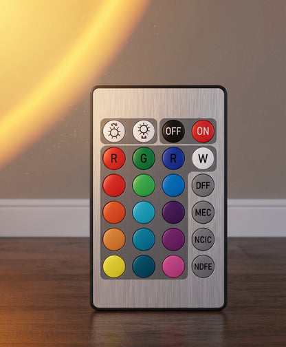 Premium RGB Sunset Projection Lamp | 16-Color Cinematic Halo Light with Remote
