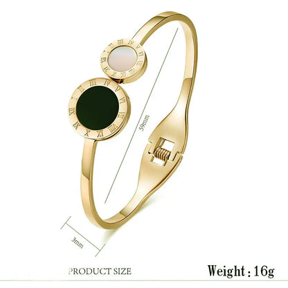 Roman Numeral Cuff Bracelet