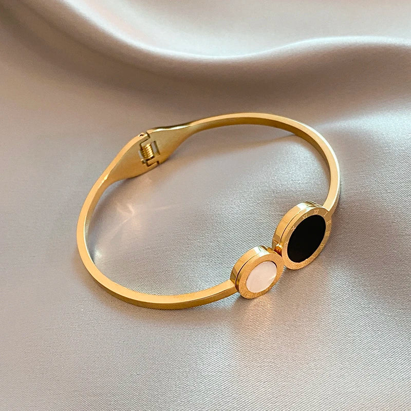 Roman Numeral Cuff Bracelet