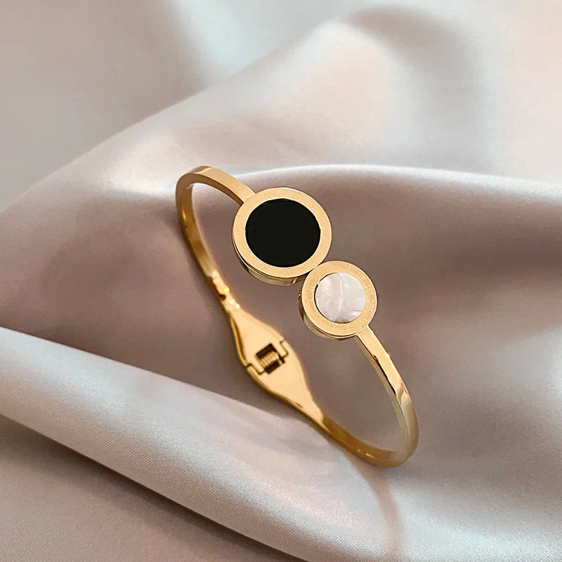 Roman Numeral Cuff Bracelet