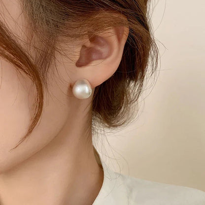 European & American Minimalist Matte Brushed Metal Drop Earrings - DROVA