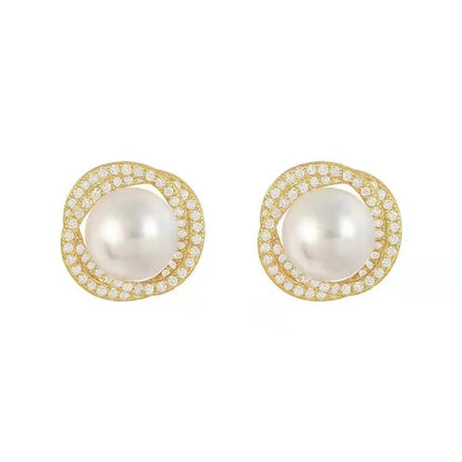 Whirlpool Pearl Earrings - DROVA