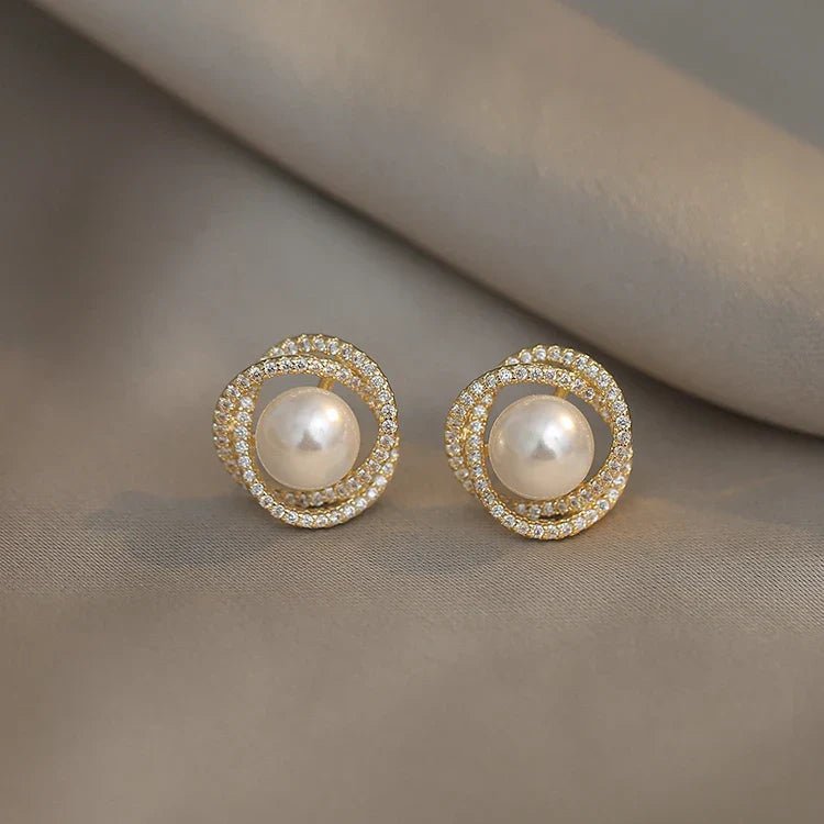 Whirlpool Pearl Earrings - DROVA