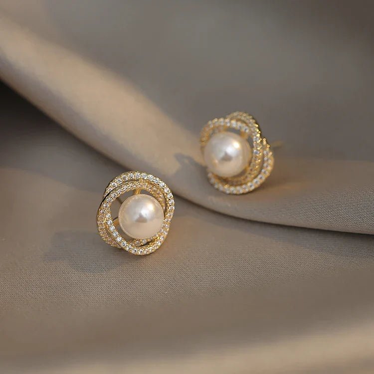 Whirlpool Pearl Earrings - DROVA