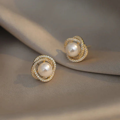 Whirlpool Pearl Earrings - DROVA