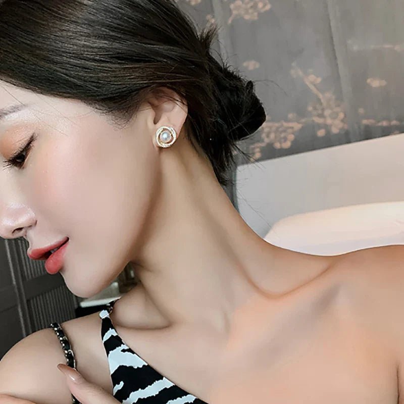 Whirlpool Pearl Earrings - DROVA