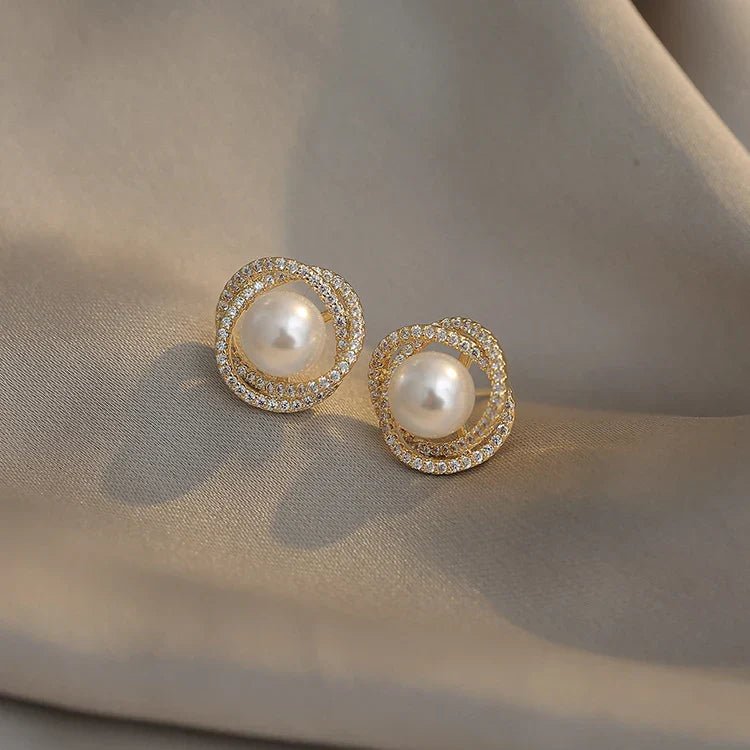 Whirlpool Pearl Earrings - DROVA
