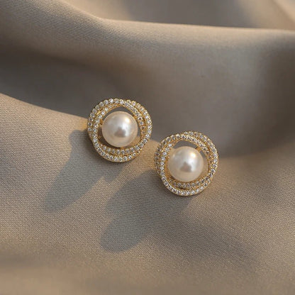Whirlpool Pearl Earrings - DROVA