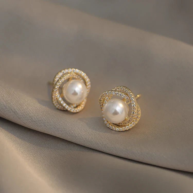 Whirlpool Pearl Earrings - DROVA